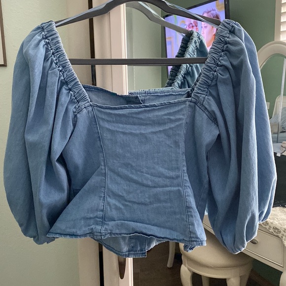 Denim HM Top - Picture 2 of 3